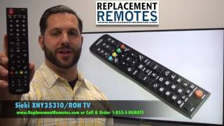 SEIKI XHY35310/ROH TV Remote Control