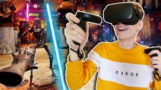 USING THE FORCE IN VIRTUAL REALITY | Star Wars: Vader Immortal Episode 2 (Oculus Quest VR Gameplay)