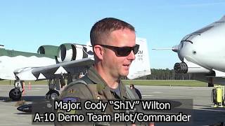 Major Cody "ShIV" Wilton Interview, A-10 Demonstration Team Pilot/Commander