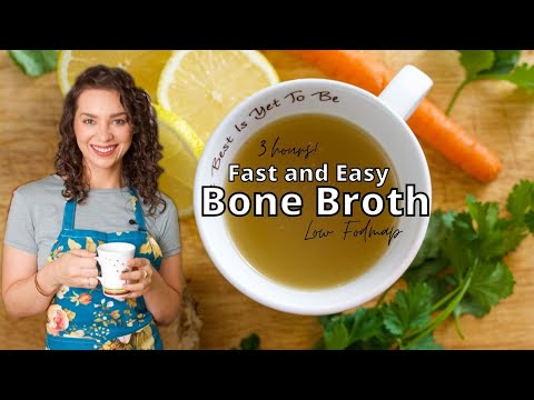 Gut Healing Bone Broth + 10 Tips for Managing an IBS Flare UP | Low FODMAP | Grit and Groceries