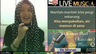 Ke Monas , Duet  Karaoke  Bareng si Manis Novie Shoraya