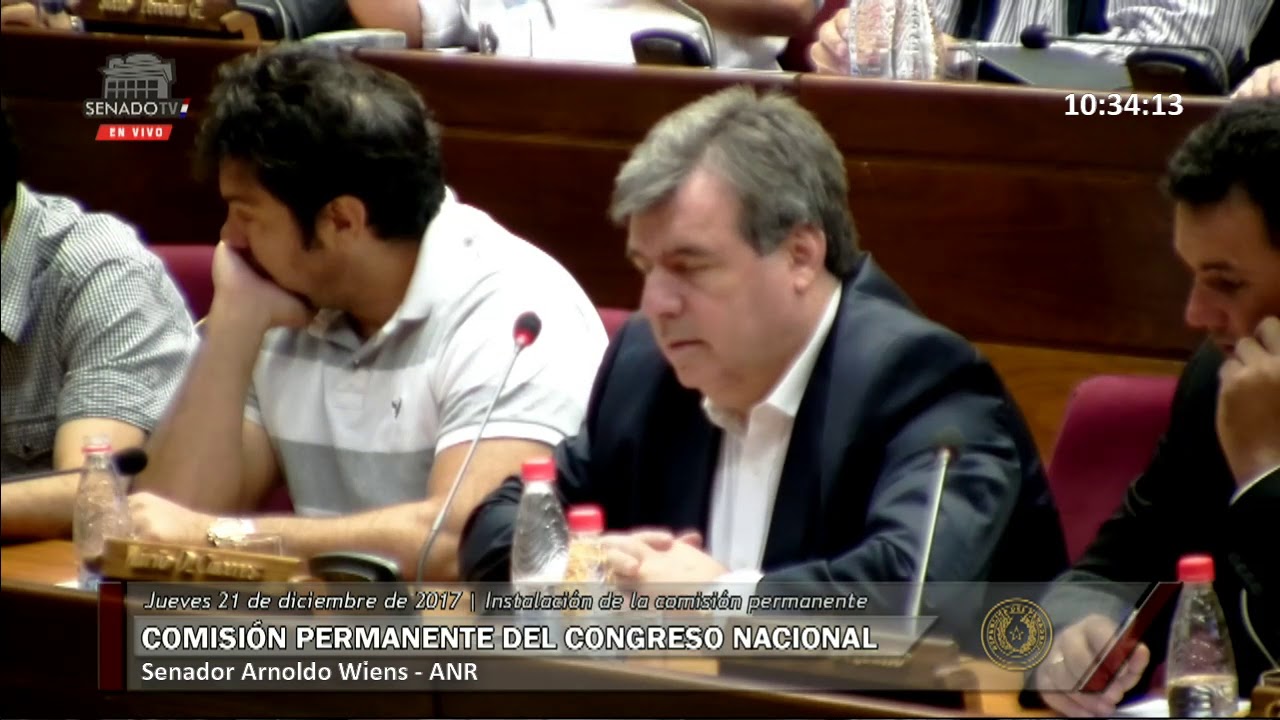Instalación de la Comisión Permanente del Congreso Nacional - 21-12-2017 paraguay capitale