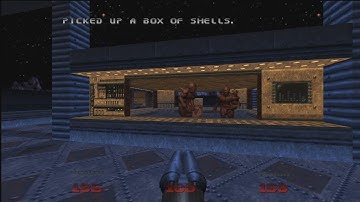Doom 64 (PC) - Map04: Holding Area (100%)