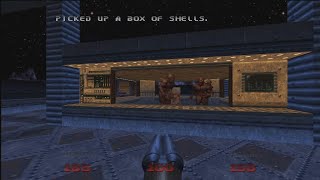 Doom 64 (PC) - Map04: Holding Area (100%)