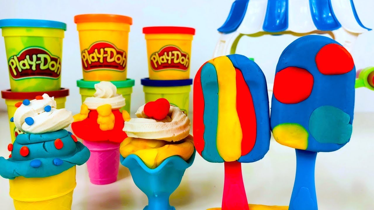 Inghetata din Play-Doh | Mancare de Jucarie | Play-Doh Ice Cream and  Popsicles - Fireflies Kids - YouTube
