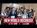 We attempted 22 world records titles in 2 days  harlem globetrotters