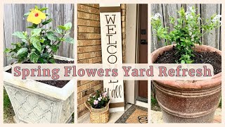 Ready To Welcome Spring Flowers With A Yard Refresh | Outdoor Spring Yard And Garden Ideas