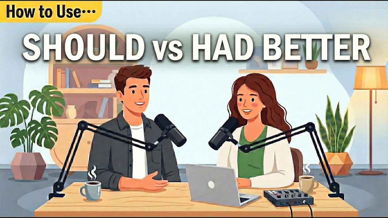 How to Use SHOULD and HAD BETTER in English | Easy English Conversation for Beginners A1–B2