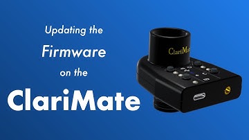 How to Update the Firmware on your ClariMate