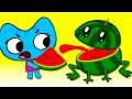 Yes Yes Fruits Song - Canción Infantil #2 | Canciones Infantiles con Kit and Kate