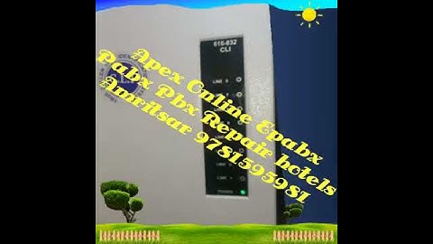 Apex Online Epabx Pabx Pbx Repair hotels Amritsar 9781595981