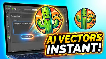 Text to VECTOR in Illustrator! Generate AI Graphics NOW!