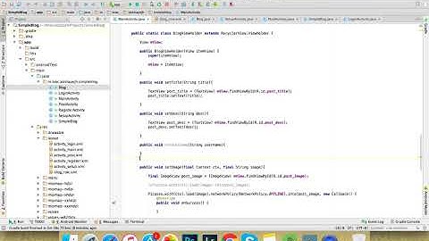 30 Android Studio Firebase Tutorial   Simple Blog App   Retrieving User Data for Post    Part 16