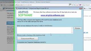 Compact and Repair a Microsoft Access Database