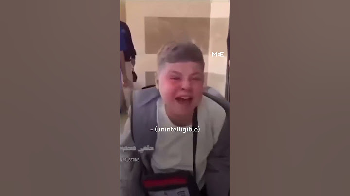 A Palestinian child in Gaza screams ‘feel our pain’ after being targeted by an Israeli strike