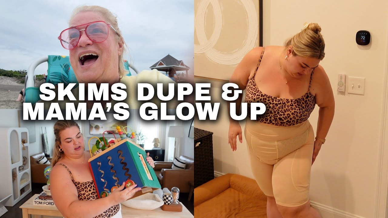 SKIMS HIP ENHANCER DUPE, MAMA'S GLOW UP + NEW BABY TOY | VLOG