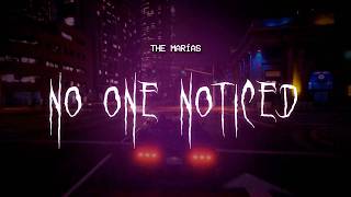 the marías - no one noticed [ sped up ] lyrics