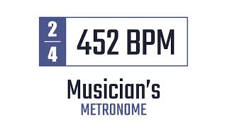 452 BPM - 2/4 - Metronome