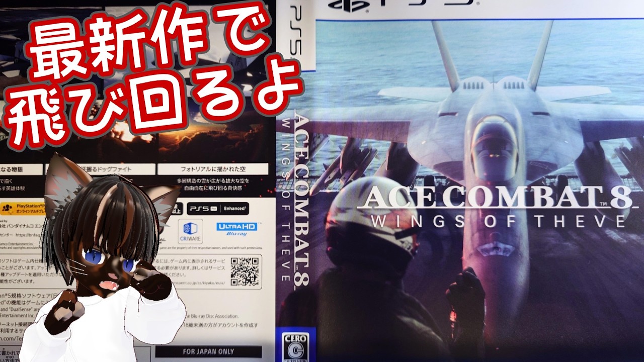 【初見プレイ】エースコンバット8(ACE COMBAT 8)【#名作 #エスコン #ゲーム実況 #Vtuber #PS5 #ネタバレ注意】