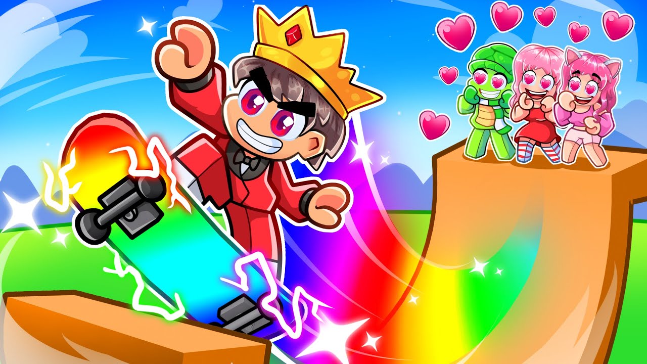 Я потратил 100 000 долларов на девушек из Rizz в Roblox SKATEBOARD Obby…