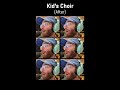 Single voice to Kid's choir transformtion!