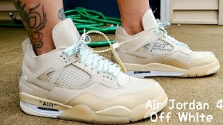 off white jordan 4 laces