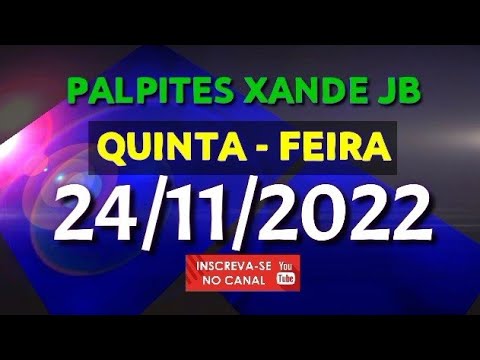 Palpite dia 24/11/2022 – JOGO DO BICHO TODAS AS LOTERIAS