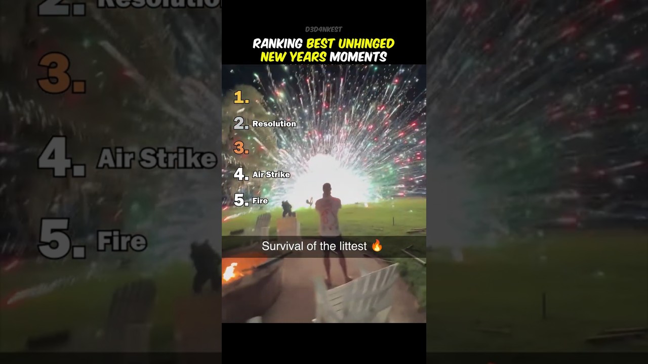 Ranking Best Unhinged New Years Moments