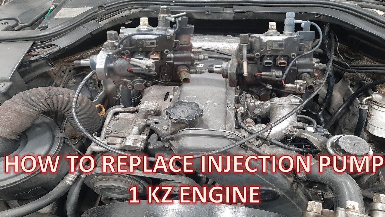 How to Replace Injection Pump 1KZ Engine YouTube