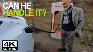 Model Y Performance - My dad tries a Tesla for the FIRST time!