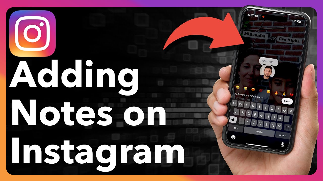 How To Add Notes On Instagram Reels - YouTube