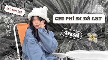 CHI PHÍ KHI ĐI ĐÀ LẠT 4N3Đ 😋 // vé xe rẻ, homestay xịn, địa điểm ăn uống ngonn💕✨// Thien Ai