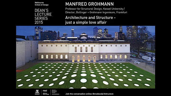 Dean's Lecture Series 2015 - Prof. Manfred Grohmann