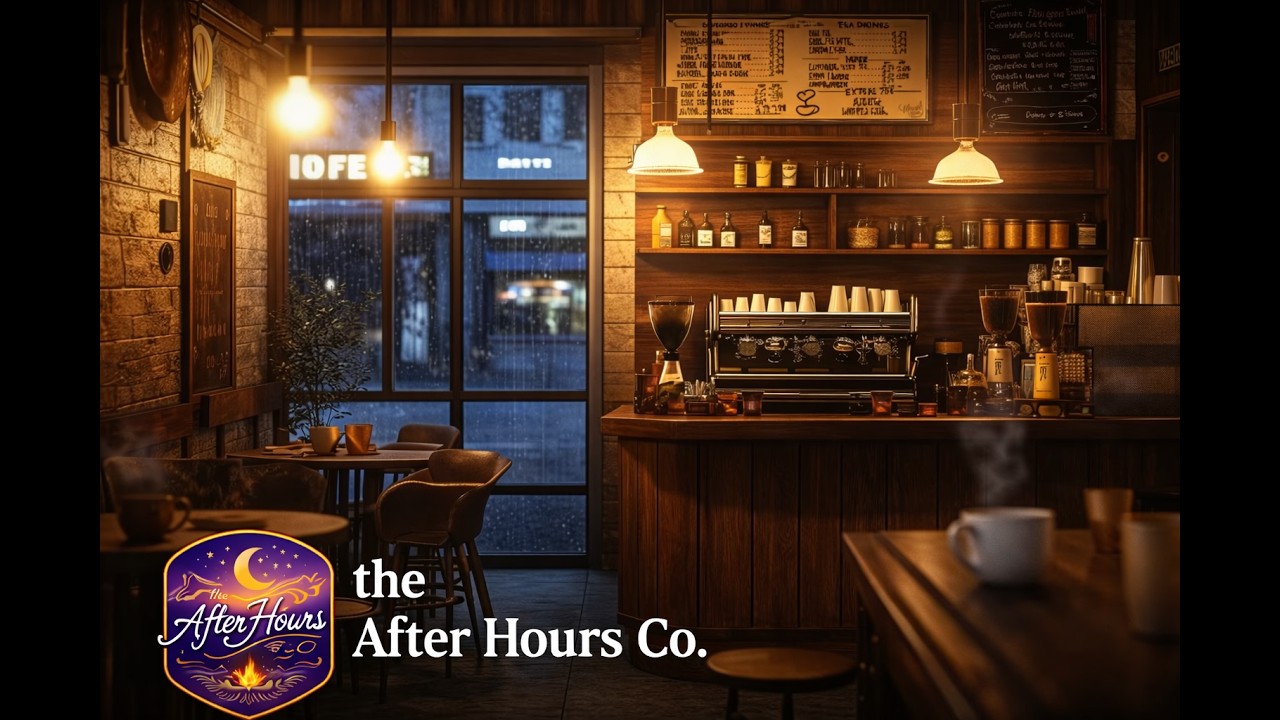 Rainy Coffee Shop Ambience ☕🌧️ | Cozy Café Sounds for Study & Relax