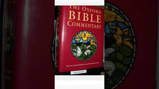 The Oxford Bible Commentary #secularbiblecommentary #biblicalscholarship #oxfordbiblecommentary