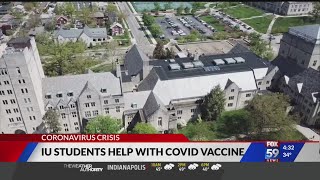 IU students help administer vaccines