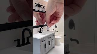 A full miniature bathroom 🤩 #miniature #dollhouse