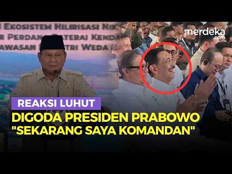 Prabowo Goda Jenderal Luhut: Roda Berputar, Saya Sekarang Komandan Beliau