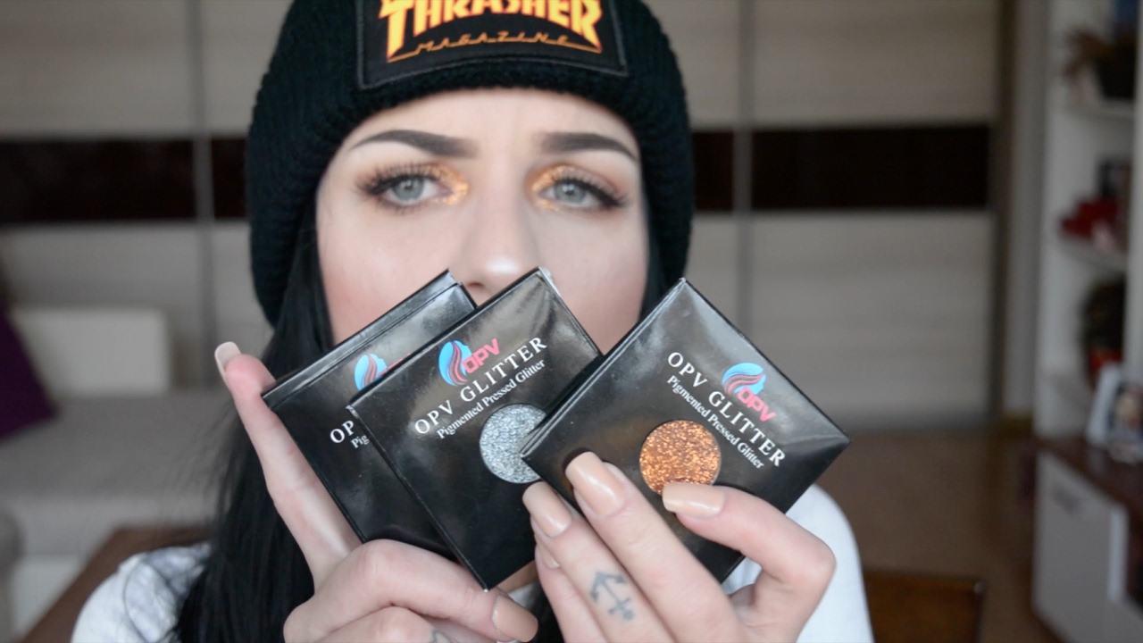 PARTY MAKEUP // OPV PRESSED GLITTER YouTube