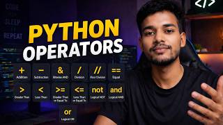 #03 Learn Python Operators Fast ⚡ | Stop Confusing Operators!