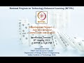 Experimental Physics -I NPTEL ( noc23-ph37) Interaction Session 1