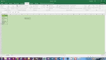 Créer une liste déroulante dynamique sous Excel