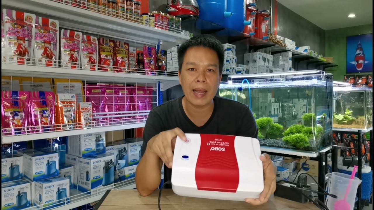 รีวิว​ ปั๊มลม​ Sobo​ AP-1000  ปั๊มลมแบตเตอรี่สำรอง
