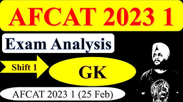 AFCAT 2023 1 Paper Analysis |Afcat 2025 gk #afcat2025 #afcat #afcatmaths #afcatgk #balwinderlive