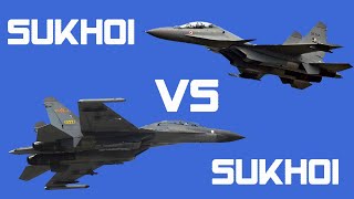 Chinese Sukhoi Vs Indian Sukhoi