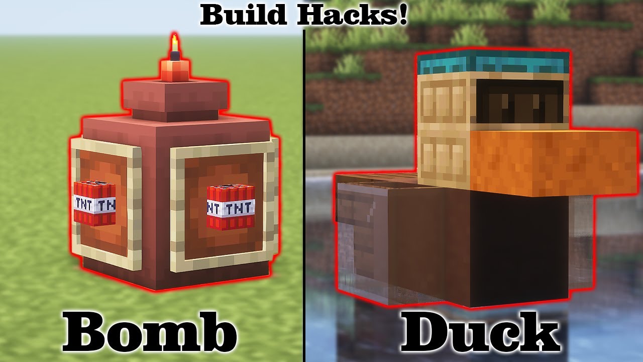 Mind Blowing 7+Build hacks 1.20 [No Mods] | Part 2 | Minecraft | PakGamerBoy