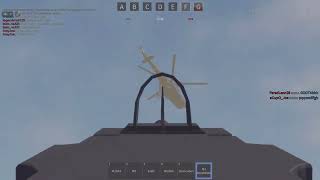 Using The M2 Browning To Kill A Heli Operator Desert War Roblox