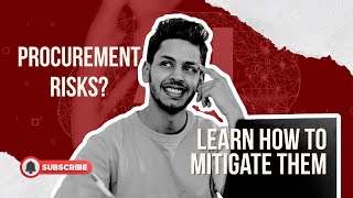 Webinar on Risk Mitigation in Procurement || Chittaranjan Samantray