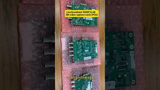 Live broadcast 1080p & 4k PCIe video capture cards