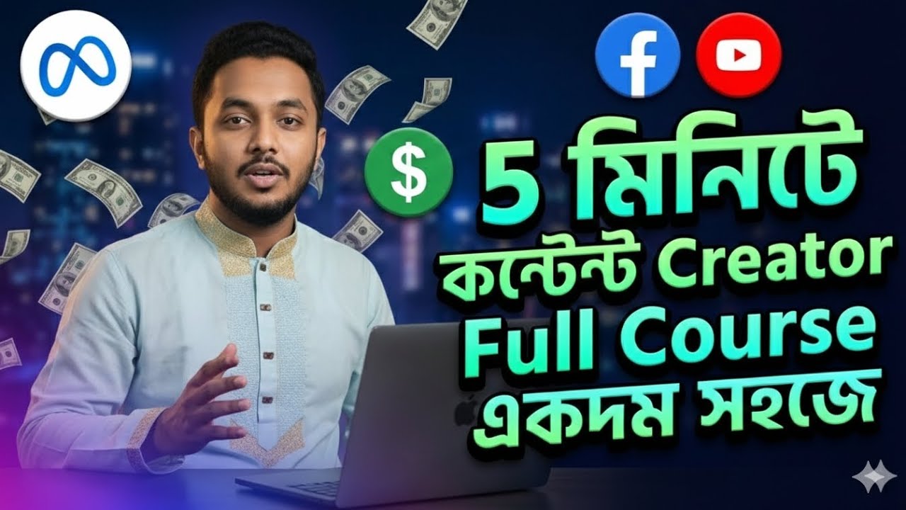 5 মিনিটে কন্টেন্ট Creator Full Course থাম্বনেইল সহকারে | How to Content Creator Full Course 